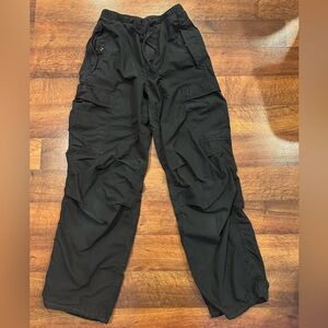 TNA by Aritzia Supply Black Cargo Pant Women’s Size XS Elastic Waist Cotton